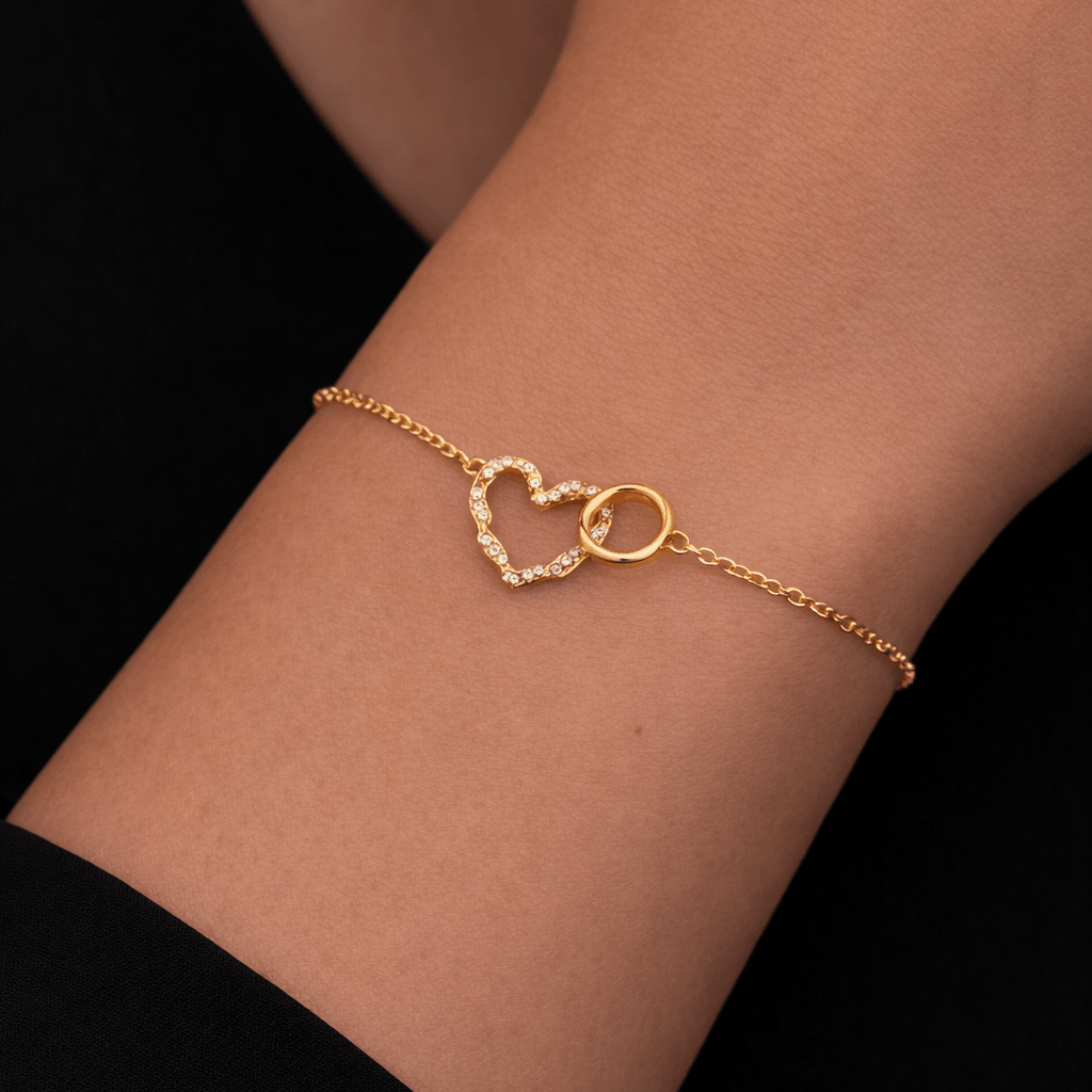 BIG SIS & LITTLE SIS LOVE BRACELET best gold plated tarnish and water resistant piece by Irish Jewellery brand - Lynott Jewellery