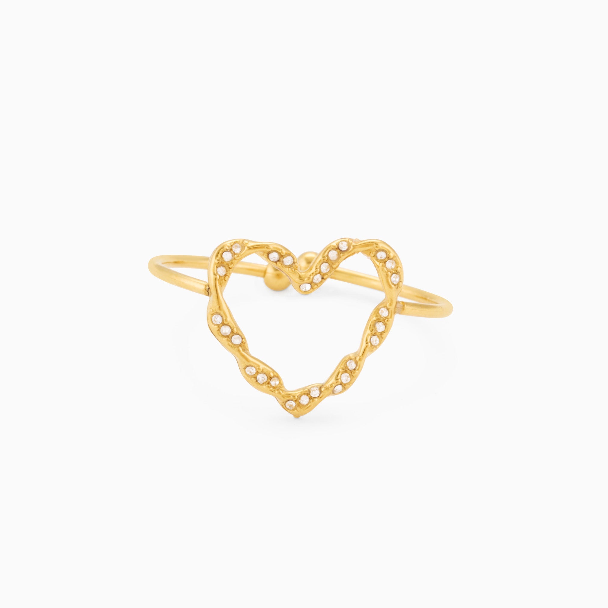 BIG SIS & LITTLE SIS LOVE RING best gold plated tarnish and water resistant piece by Irish Jewellery brand - Lynott Jewellery