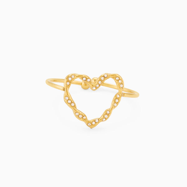 BIG SIS & LITTLE SIS LOVE RING best gold plated tarnish and water resistant piece by Irish Jewellery brand - Lynott Jewellery