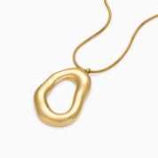 COOL GIRL LARGE PENDANT NECKLACE best gold plated tarnish and water resistant piece by Irish Jewellery brand - Lynott Jewellery