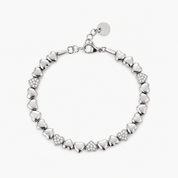 CONNECTED HEARTS BRACELET best gold plated tarnish and water resistant piece by Irish Jewellery brand - Lynott Jewellery