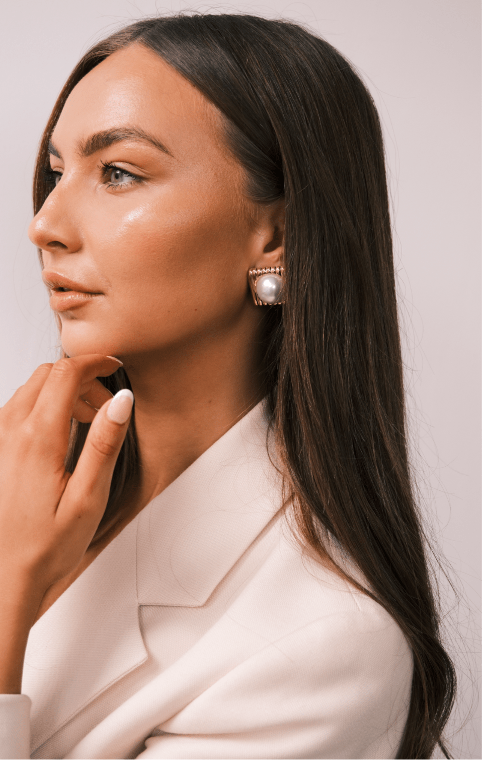 POP OF MOONSTONE VINTAGE SQUARE EARRING best gold plated tarnish and water resistant piece by Irish Jewellery brand - Lynott Jewellery