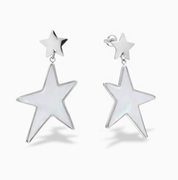 STARSTRUCK ENAMEL DROP DOWN EARRING best gold plated tarnish and water resistant piece by Irish Jewellery brand - Lynott Jewellery