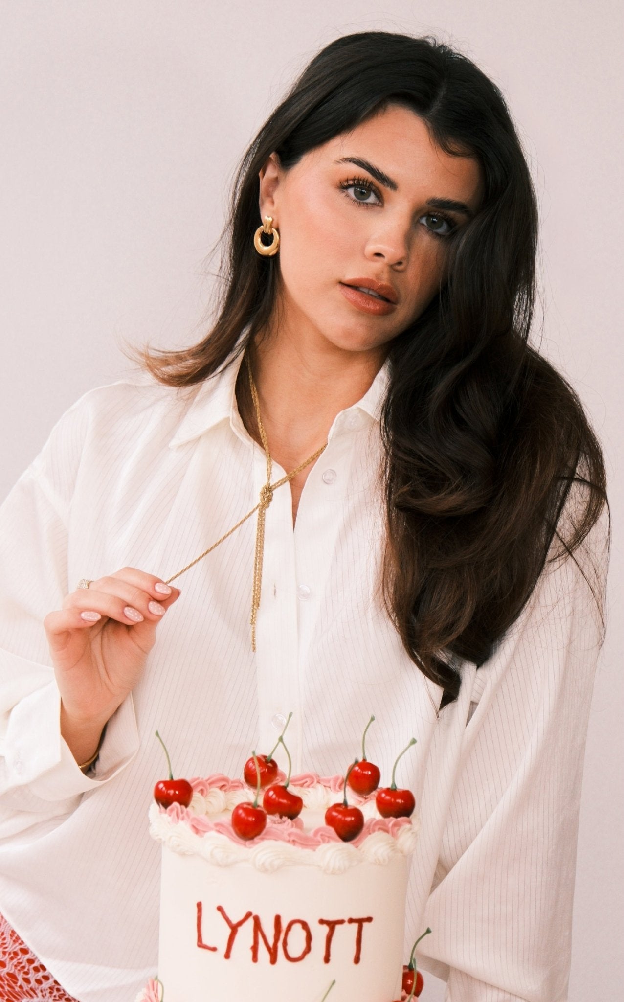 GOLD VINTAGE ROUND HOOP best gold plated tarnish and water resistant piece by Irish Jewellery brand - Lynott Jewellery