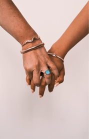 PASTEL BLUE BABY ADJUSTABLE RING best gold plated tarnish and water resistant piece by Irish Jewellery brand - Lynott Jewellery