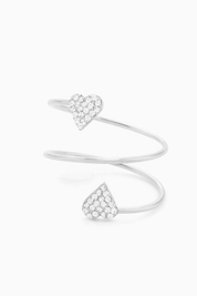 LOVE SPIRAL ADJUSTABLE RING best gold plated tarnish and water resistant piece by Irish Jewellery brand - Lynott Jewellery