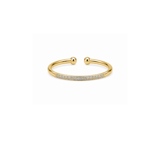 PINKY DELICATE SPARKLE RING best gold plated tarnish and water resistant piece by Irish Jewellery brand - Lynott Jewellery