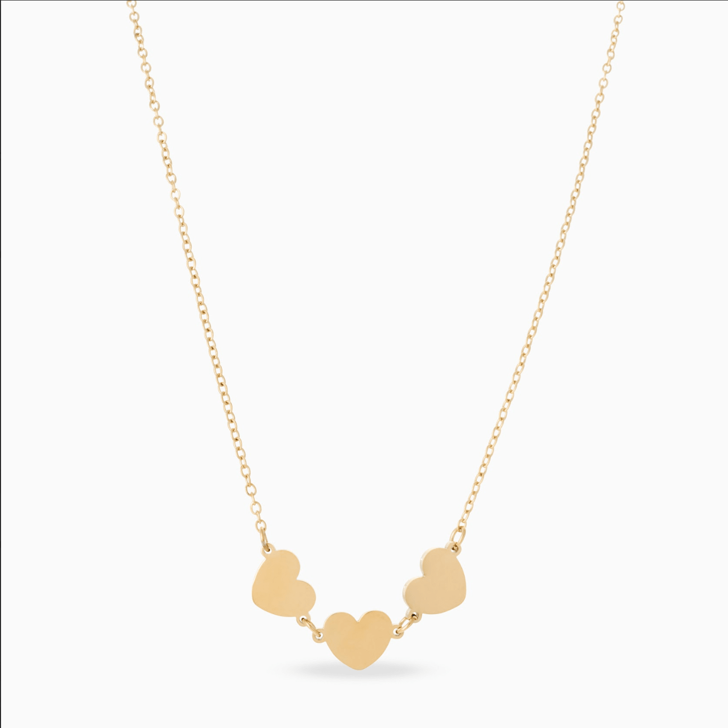 RACHEL GORRY TRUE HEART ENGRAVABLE NECKLACE best gold plated tarnish and water resistant piece by Irish Jewellery brand - Lynott Jewellery