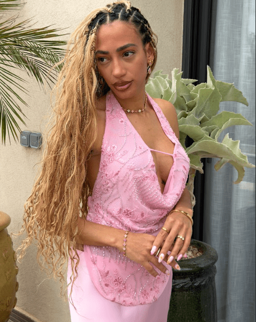 TOTAL GLAM CRYSTAL PINK BRACELET best gold plated tarnish and water resistant piece by Irish Jewellery brand - Lynott Jewellery