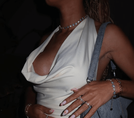 TOTAL GLAM BLUE NECKLACE best gold plated tarnish and water resistant piece by Irish Jewellery brand - Lynott Jewellery