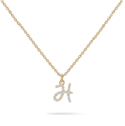 MEGAN FORTE CLARKE CHRONICALLY ONLINE INITIAL CHARM NECKLACE best gold plated tarnish and water resistant piece by Irish Jewellery brand - Lynott Jewellery