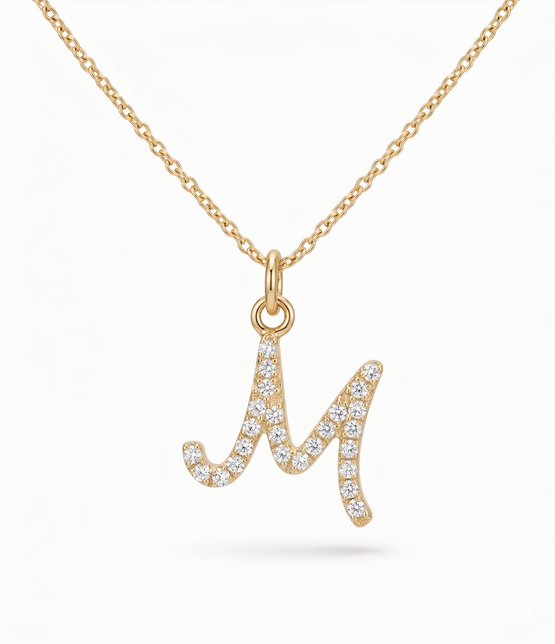 MEGAN FORTE CLARKE CHRONICALLY ONLINE INITIAL CHARM NECKLACE best gold plated tarnish and water resistant piece by Irish Jewellery brand - Lynott Jewellery