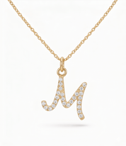 MEGAN FORTE CLARKE CHRONICALLY ONLINE INITIAL CHARM NECKLACE best gold plated tarnish and water resistant piece by Irish Jewellery brand - Lynott Jewellery
