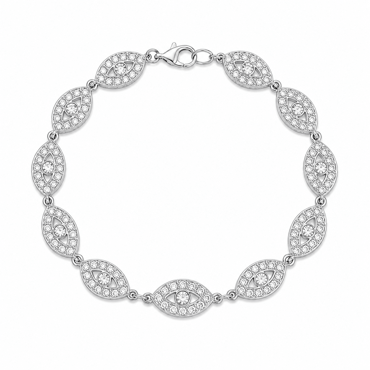 RHODES EVIL EYE BRACELET best gold plated tarnish and water resistant piece by Irish Jewellery brand - Lynott Jewellery