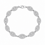 RHODES EVIL EYE BRACELET best gold plated tarnish and water resistant piece by Irish Jewellery brand - Lynott Jewellery