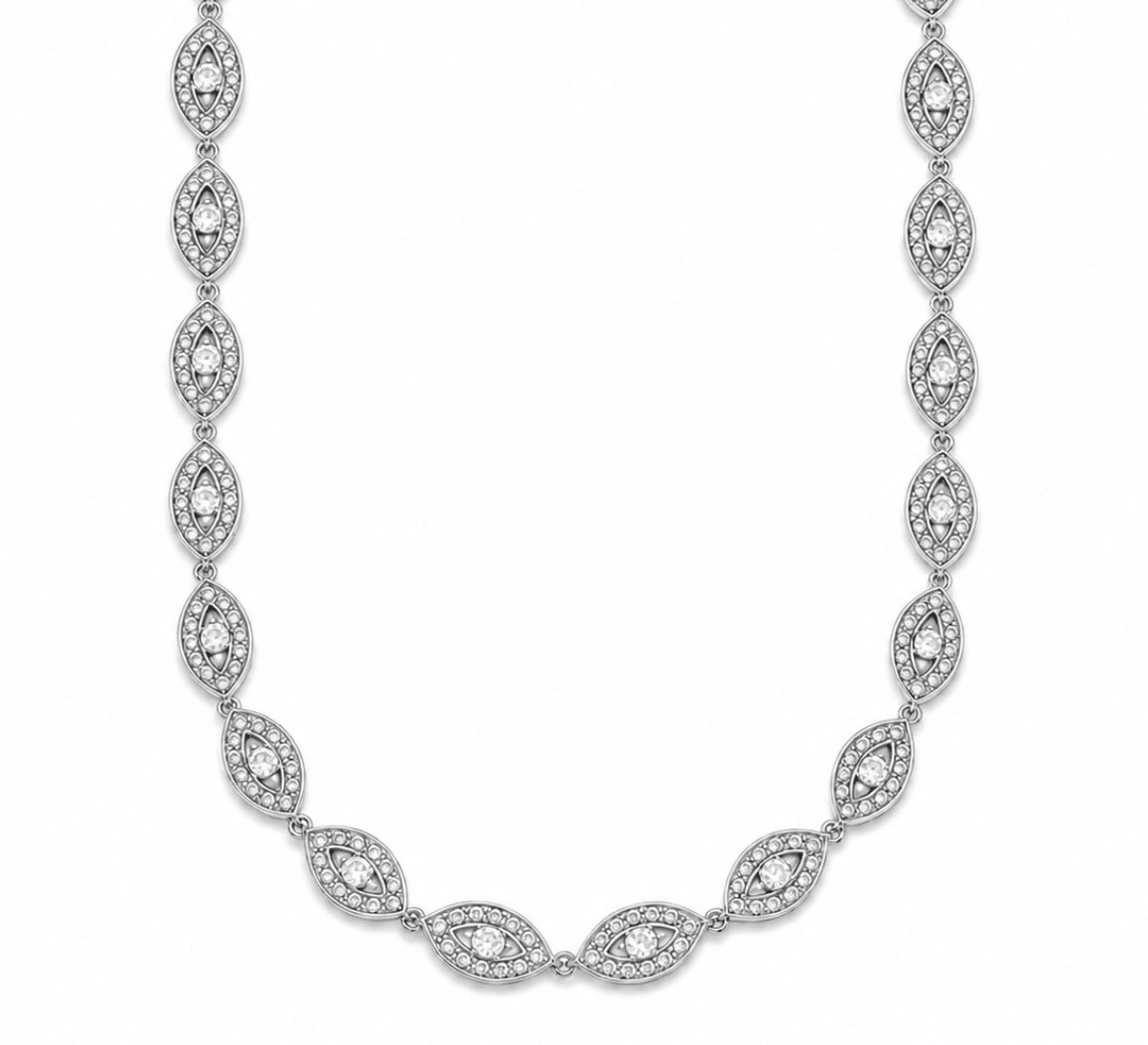 RHODES EVIL EYE NECKLACE best gold plated tarnish and water resistant piece by Irish Jewellery brand - Lynott Jewellery