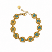 VENICE SHELL BRACELET best gold plated tarnish and water resistant piece by Irish Jewellery brand - Lynott Jewellery