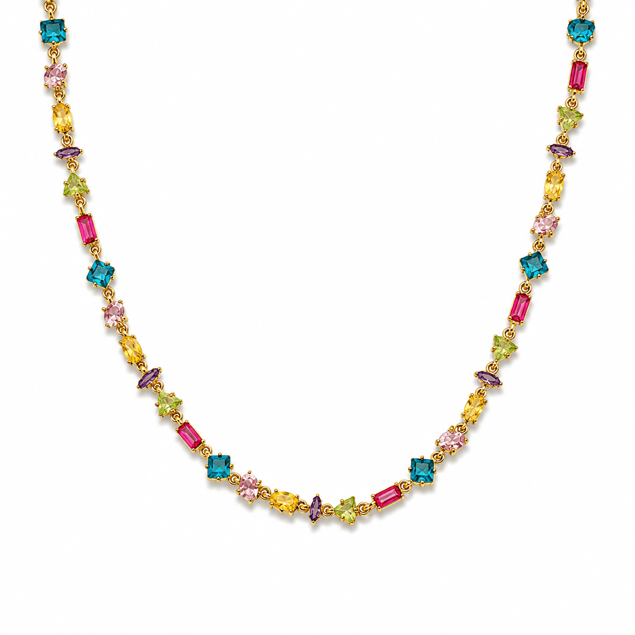 IBIZA NECKLACE best gold plated tarnish and water resistant piece by Irish Jewellery brand - Lynott Jewellery