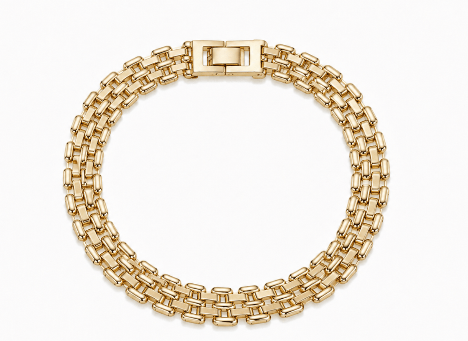 CLEO CHUNKY LINK BRACELET best gold plated tarnish and water resistant piece by Irish Jewellery brand - Lynott Jewellery
