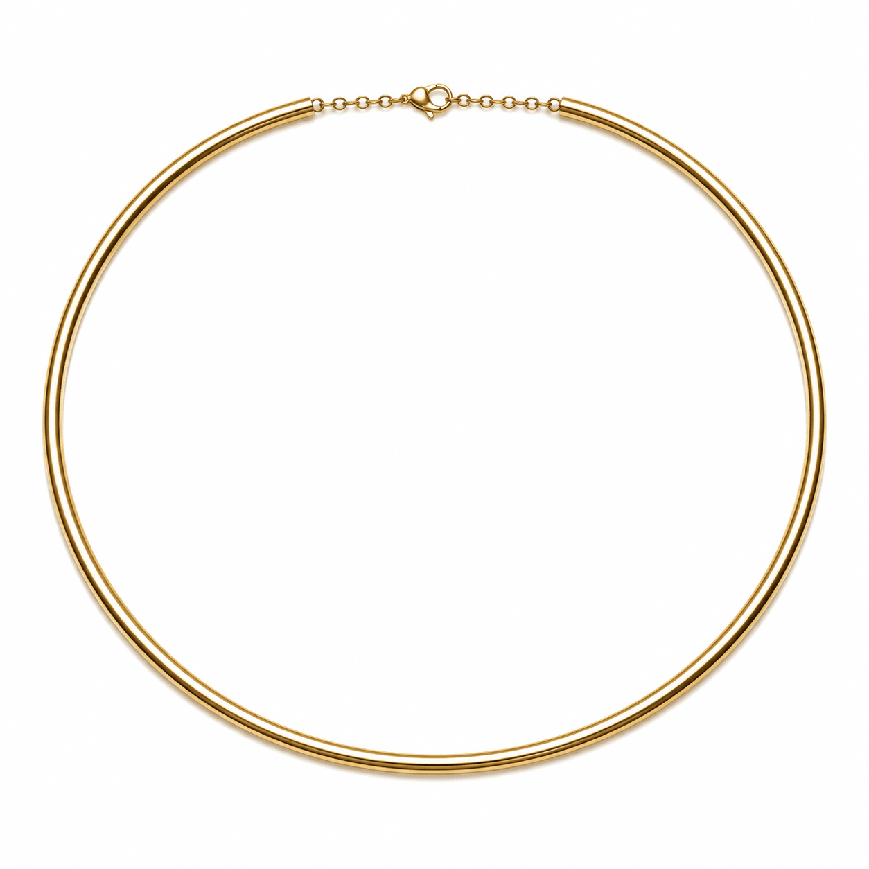 SCULPTED CHOKER best gold plated tarnish and water resistant piece by Irish Jewellery brand - Lynott Jewellery