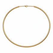 SCULPTED CHOKER best gold plated tarnish and water resistant piece by Irish Jewellery brand - Lynott Jewellery