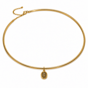 ORBIT GREY CHARM best gold plated tarnish and water resistant piece by Irish Jewellery brand - Lynott Jewellery