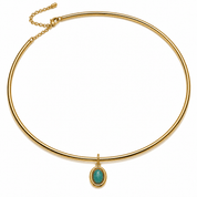 ORBIT OCEAN CHARM best gold plated tarnish and water resistant piece by Irish Jewellery brand - Lynott Jewellery
