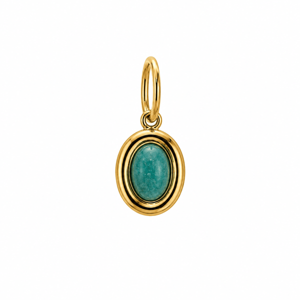 ORBIT OCEAN CHARM best gold plated tarnish and water resistant piece by Irish Jewellery brand - Lynott Jewellery