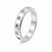 LUCKY SPINNING RING best gold plated tarnish and water resistant piece by Irish Jewellery brand - Lynott Jewellery