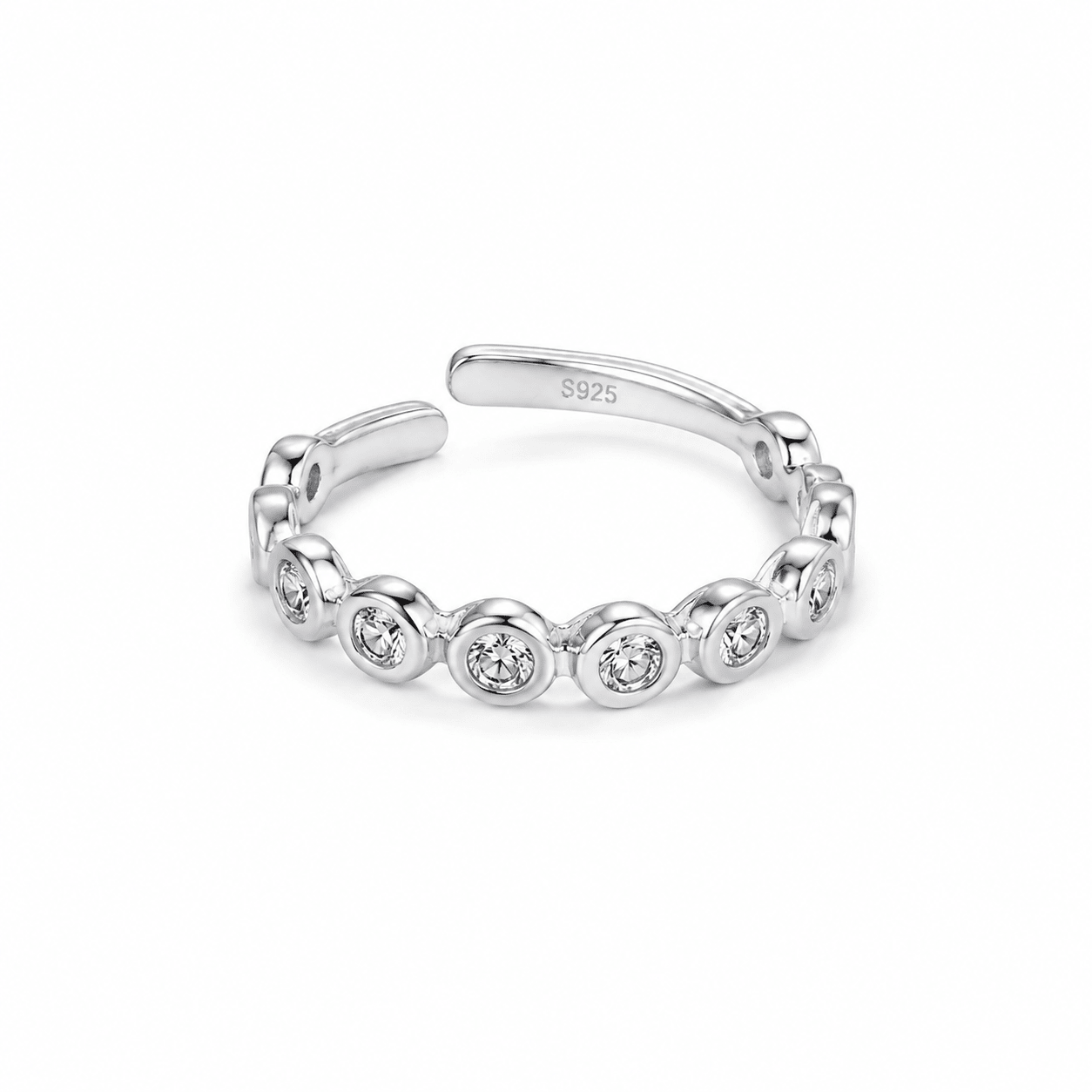 DOTTIE SPARKLE RING best gold plated tarnish and water resistant piece by Irish Jewellery brand - Lynott Jewellery