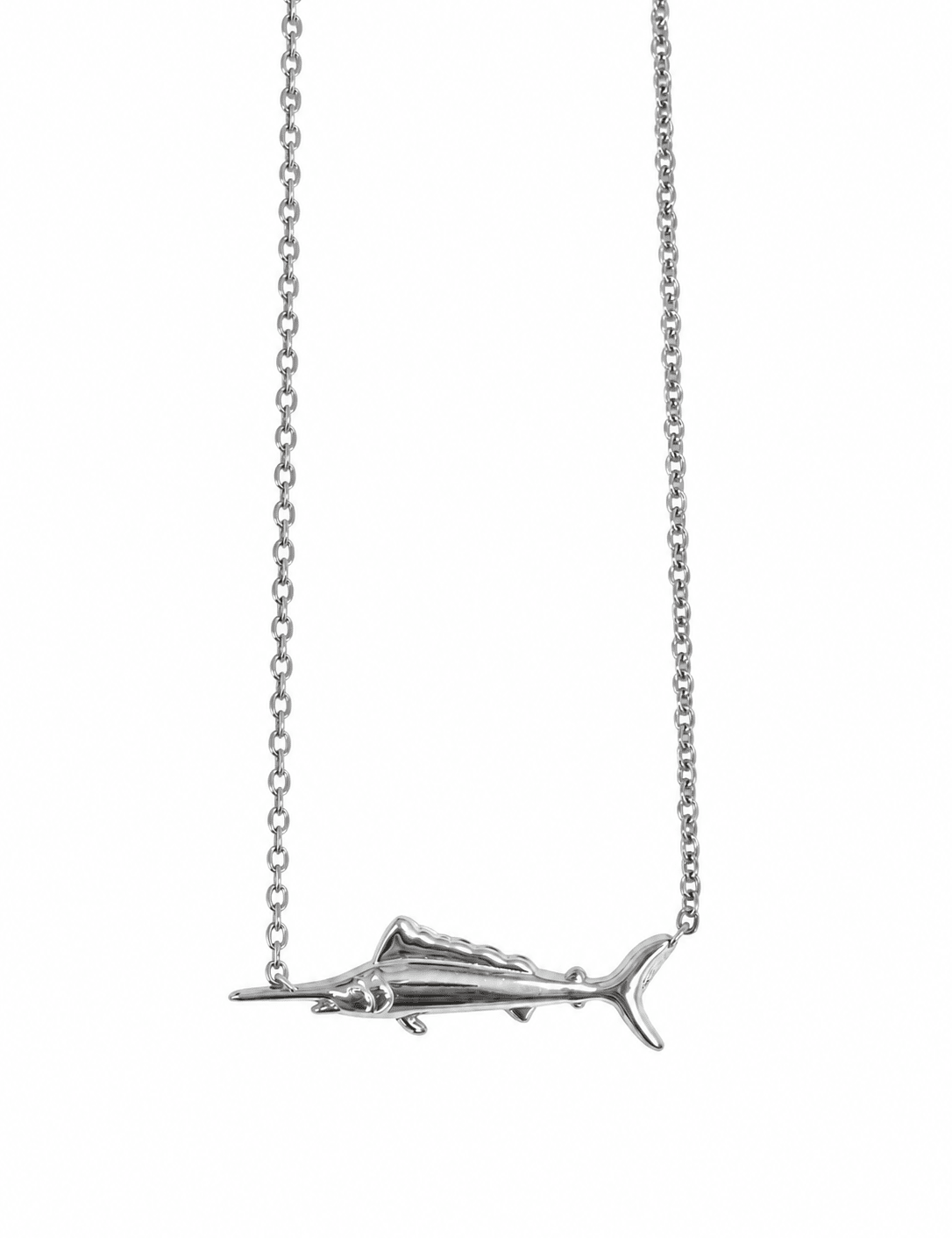 WILD TIDE SWORDFISH NECKLACE best gold plated tarnish and water resistant piece by Irish Jewellery brand - Lynott Jewellery