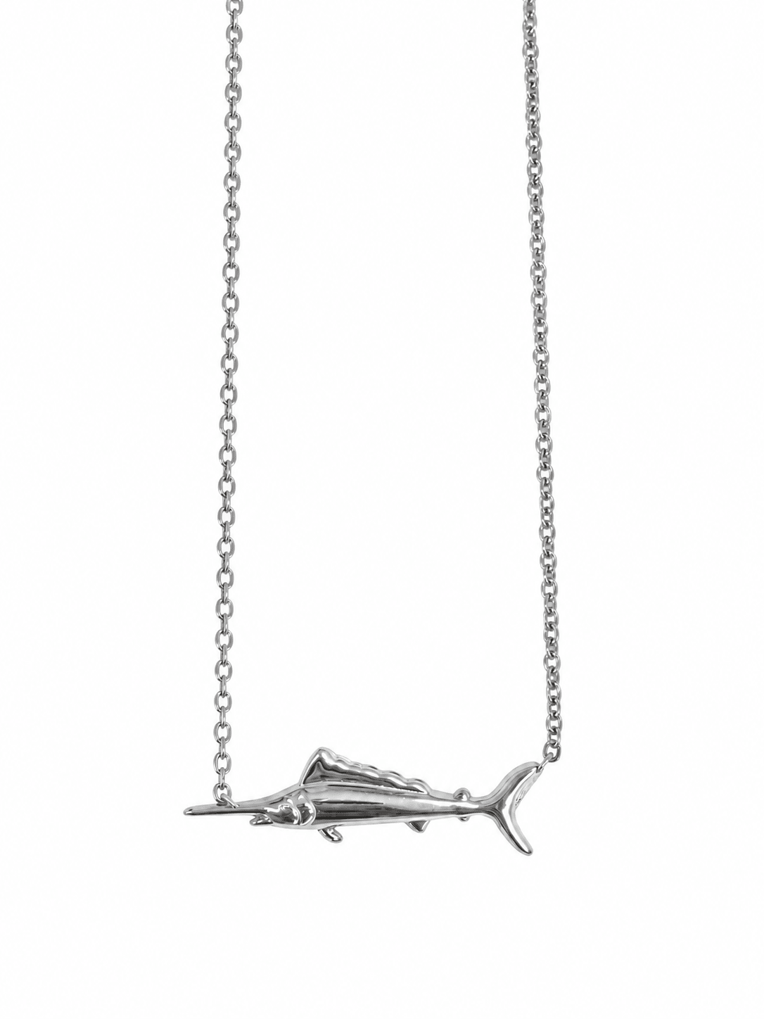 WILD TIDE SWORDFISH NECKLACE best gold plated tarnish and water resistant piece by Irish Jewellery brand - Lynott Jewellery