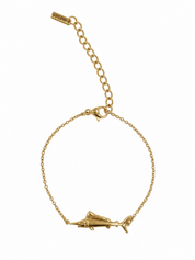 WILD TIDE SWORDFISH BRACELET best gold plated tarnish and water resistant piece by Irish Jewellery brand - Lynott Jewellery