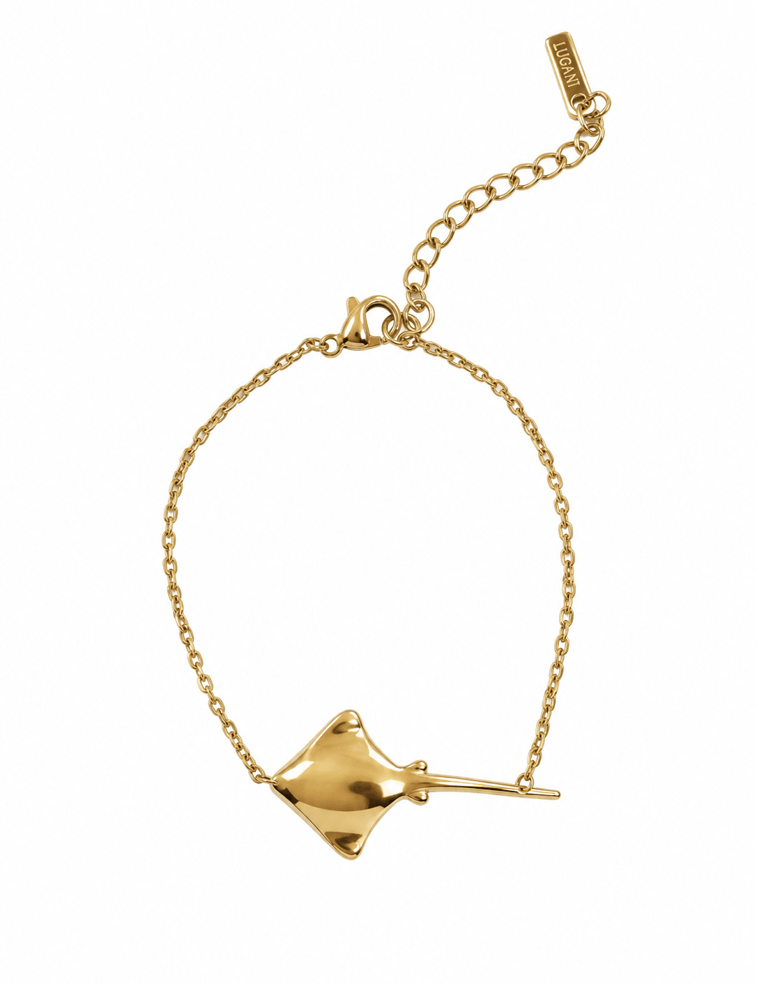 SEA WING STING RAY BRACELET best gold plated tarnish and water resistant piece by Irish Jewellery brand - Lynott Jewellery
