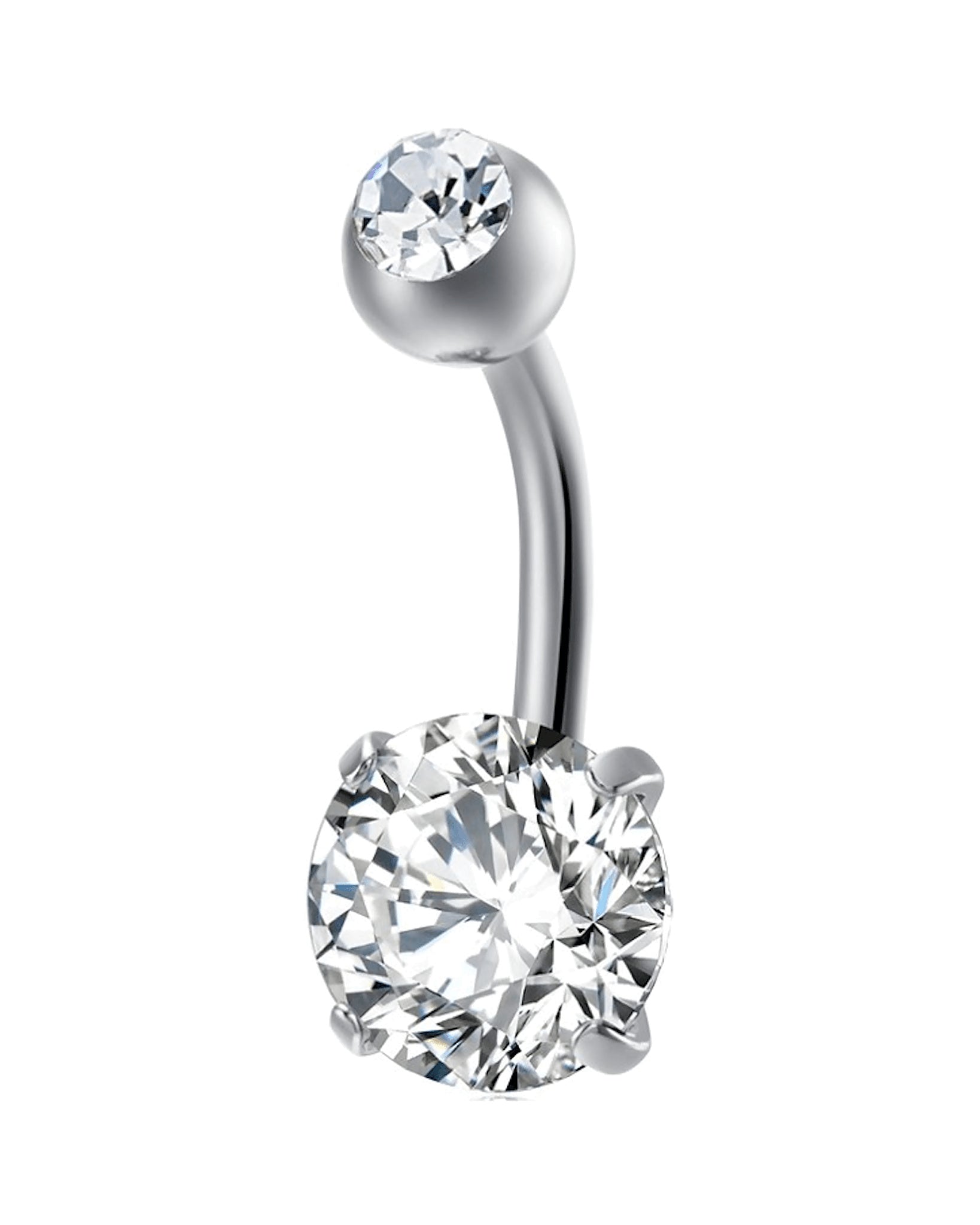 DISCO DOT BELLY BUTTON PIERCING