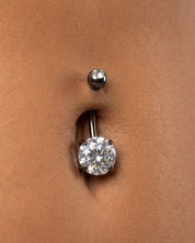 DISCO DOT BELLY BUTTON PIERCING