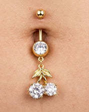 CHERRY BOMB BELLY BUTTON PIERCING