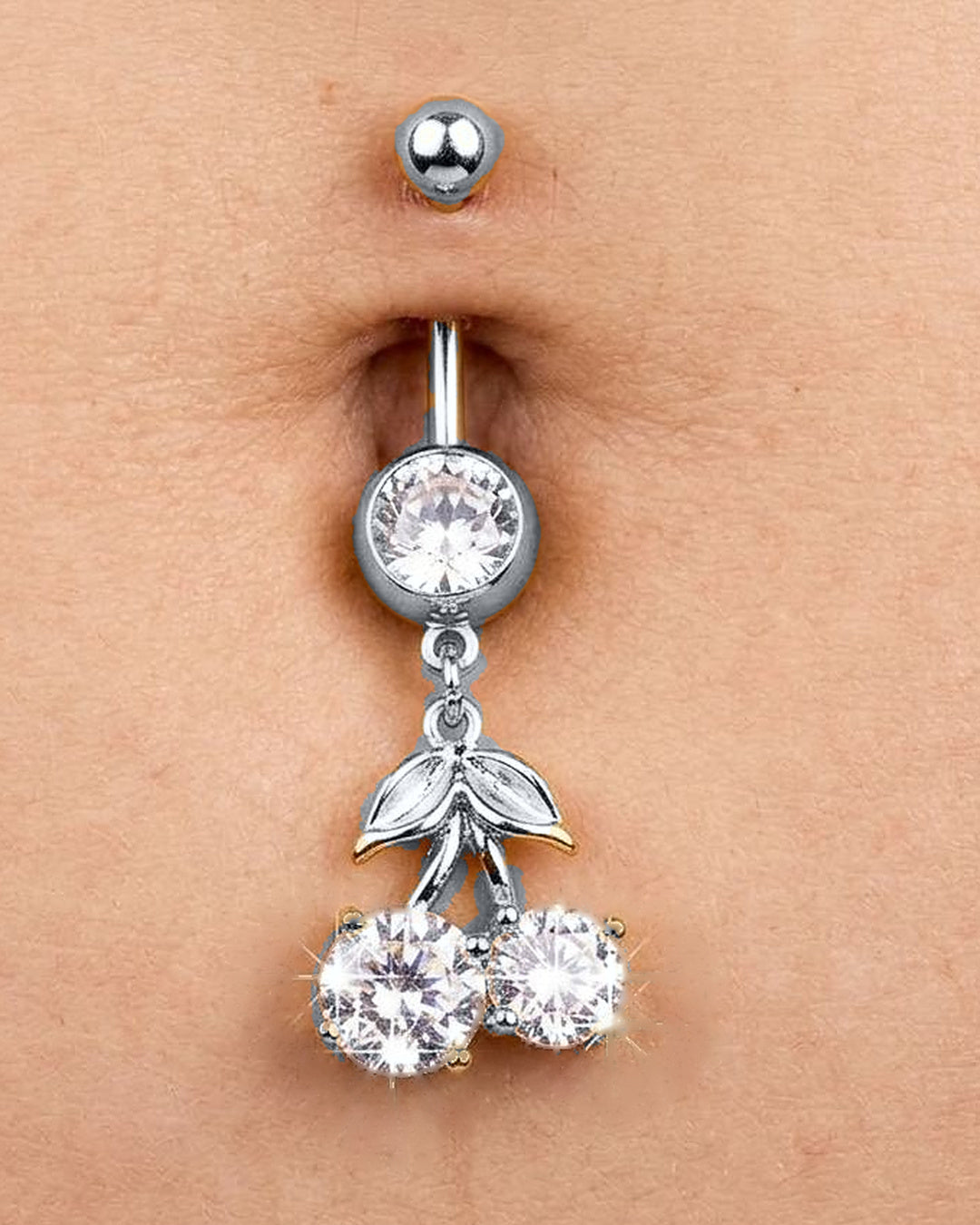 CHERRY BOMB BELLY BUTTON PIERCING