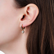 TOTAL GLAM HUGGIES best gold plated tarnish and water resistant piece by - Lynott Jewellery