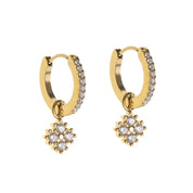 TOTAL GLAM HUGGIES best gold plated tarnish and water resistant piece by - Lynott Jewellery