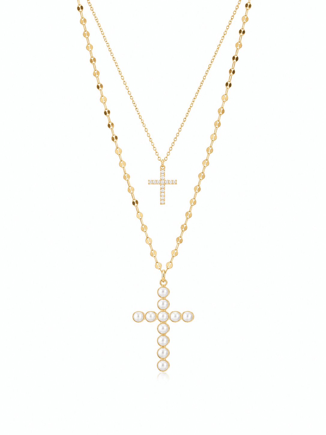 CHARLEEN X LYNOTT CROSS NECKLACE best gold plated tarnish and water resistant piece by Irish Jewellery brand - Lynott Jewellery