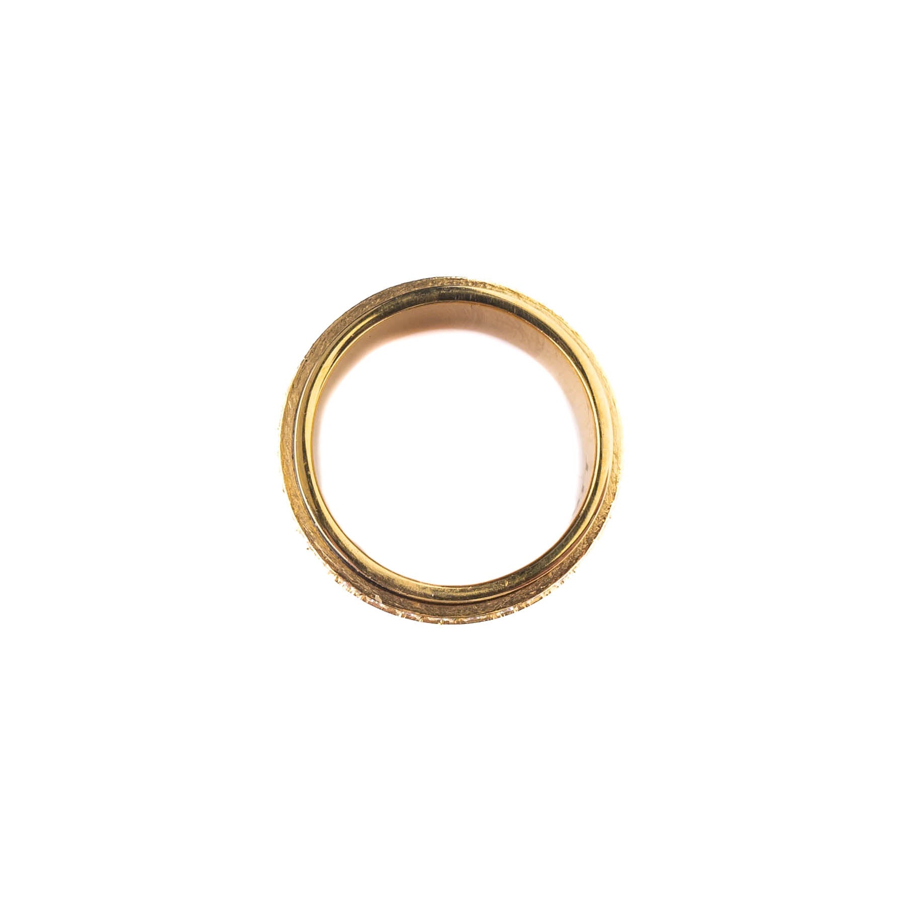 CUPID HEART CRYSTAL SPINNING RING best gold plated tarnish and water resistant piece by Irish Jewellery brand - Lynott Jewellery