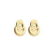 MEDITERANEAN STATEMENT EARRINGS best gold plated tarnish and water resistant piece by - Lynott Jewellery