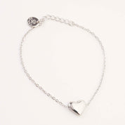 SIMPLE HEART BRACELET best gold plated tarnish and water resistant piece by - Lynott Jewellery