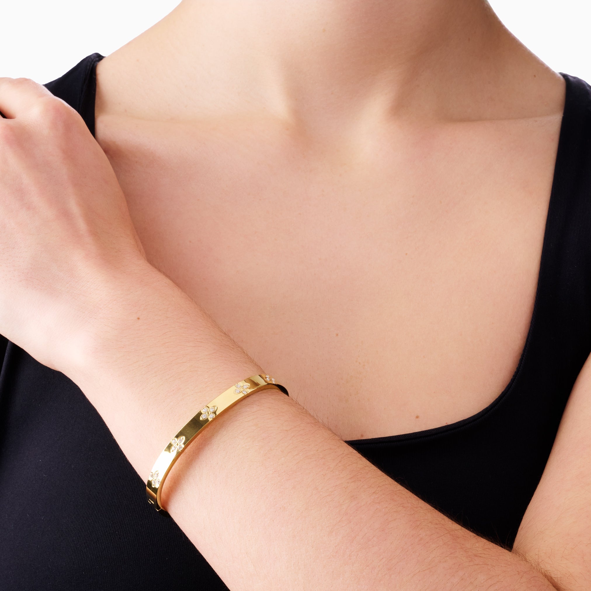 ASTRID BANGLE best gold plated tarnish and water resistant piece by - Lynott Jewellery