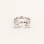 HALO ADJUSTABLE RING best gold plated tarnish and water resistant piece by - Lynott Jewellery