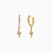 BOLT HUGGIES best gold plated tarnish and water resistant piece by Irish Jewellery brand - Lynott Jewellery