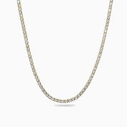 REGINA TENNIS NECKLACE best gold plated tarnish and water resistant piece by Irish Jewellery brand - Lynott Jewellery