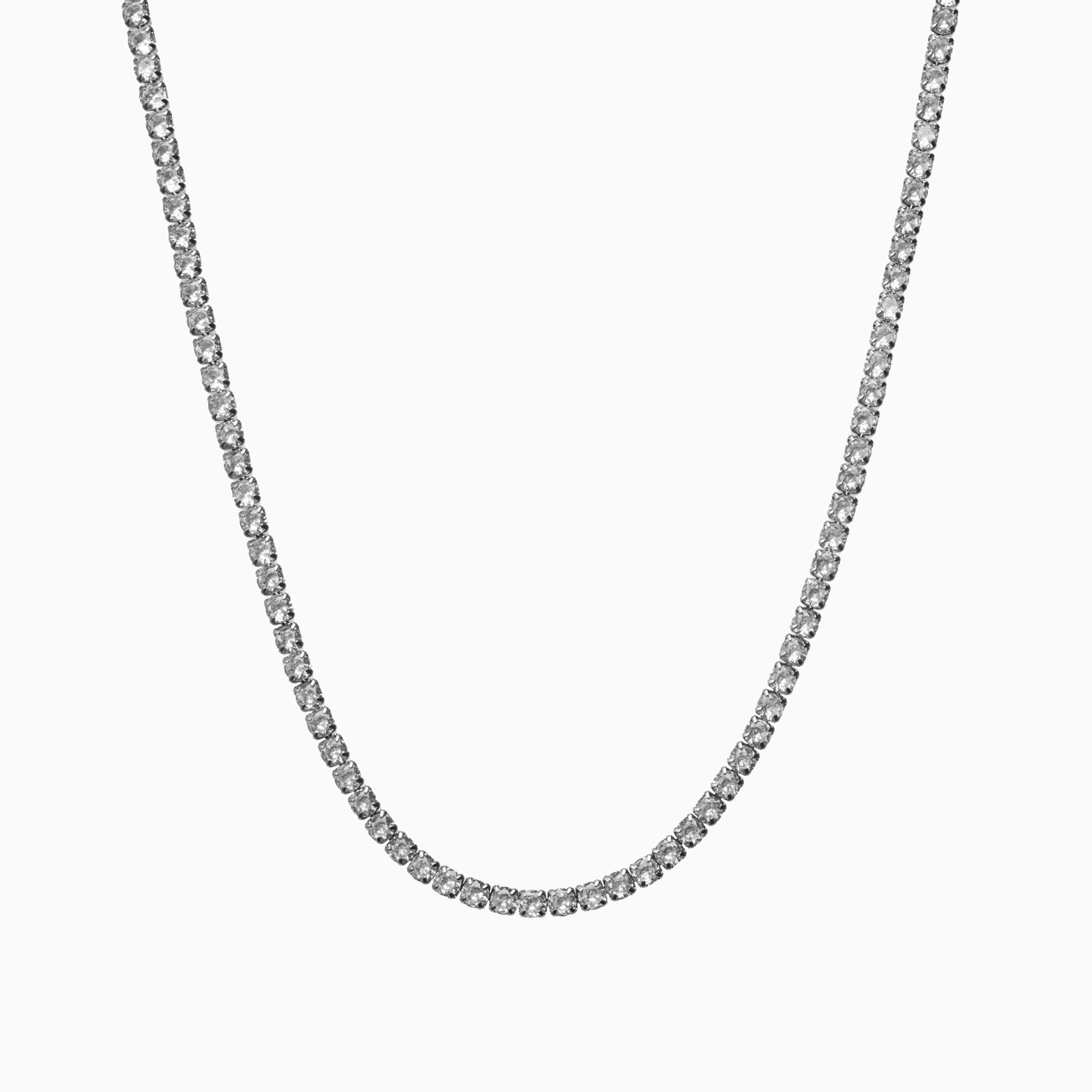 REGINA TENNIS NECKLACE best gold plated tarnish and water resistant piece by Irish Jewellery brand - Lynott Jewellery