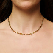TEGAN CHAIN NECKLACE best gold plated tarnish and water resistant piece by Irish Jewellery brand - Lynott Jewellery
